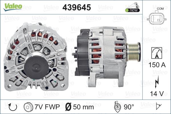 Valeo 439645 - Alternatore www.autoricambit.com