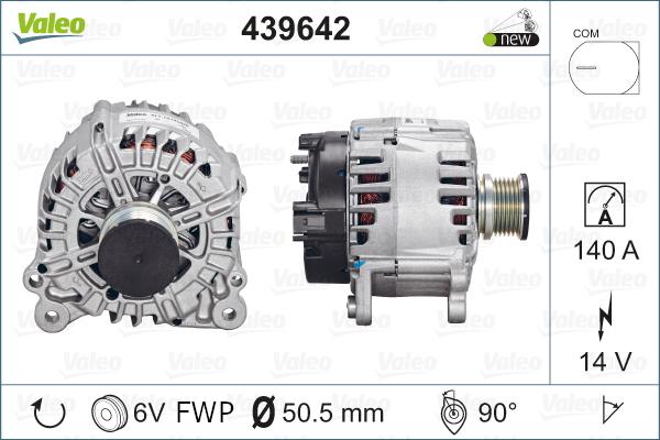 Valeo 439642 - Alternatore www.autoricambit.com