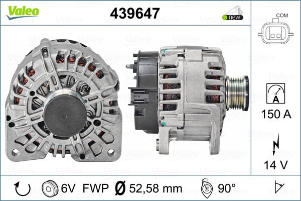 Valeo 439647 - Alternatore www.autoricambit.com