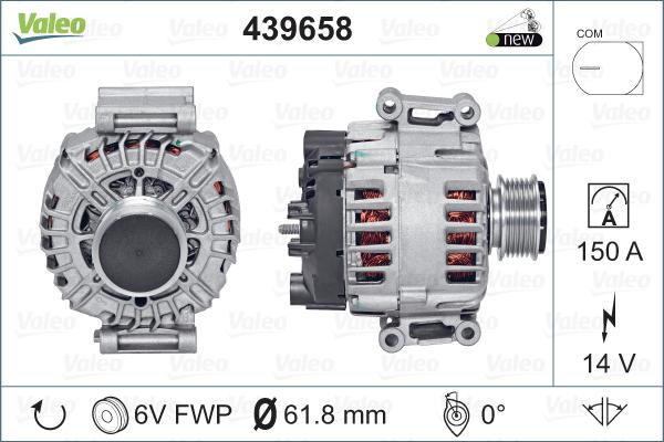 Valeo 439658 - Alternatore www.autoricambit.com