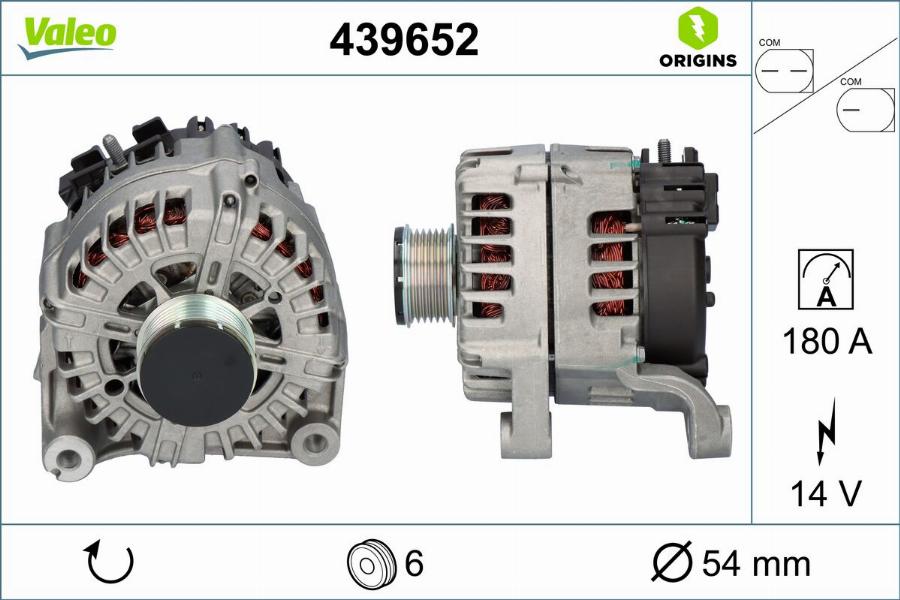 Valeo 439652 - Alternatore www.autoricambit.com