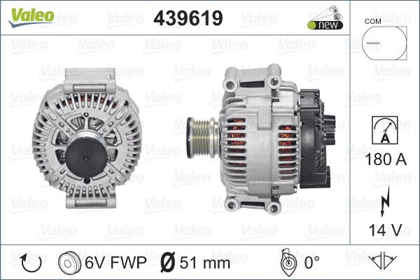 Valeo 439619 - Alternatore www.autoricambit.com