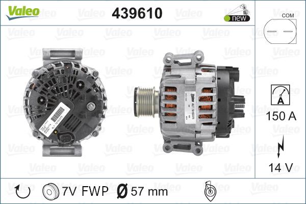 Valeo 439610 - Alternatore www.autoricambit.com