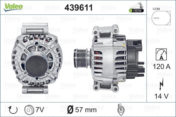 Valeo 439611 - Alternatore www.autoricambit.com