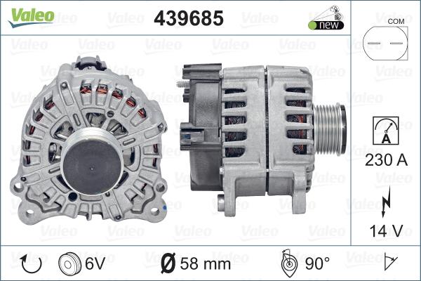 Valeo 439685 - Alternatore www.autoricambit.com