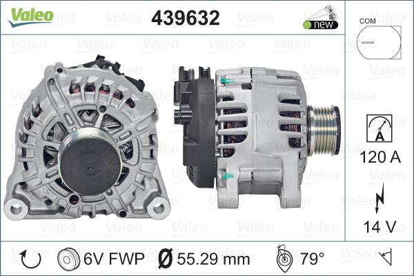 Valeo 439632 - Alternatore www.autoricambit.com