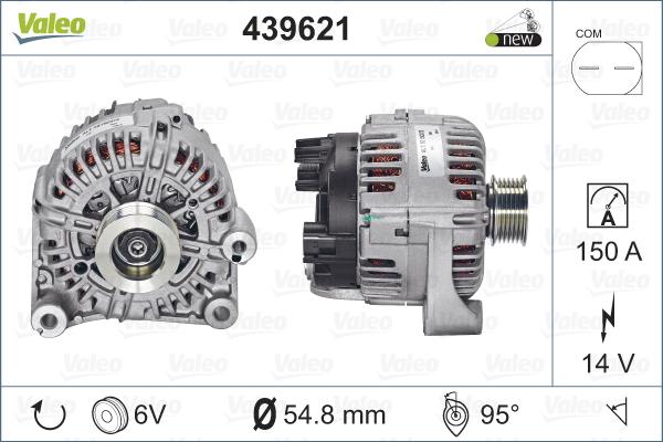 Valeo 439621 - Alternatore www.autoricambit.com