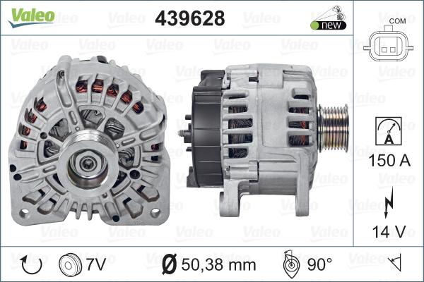 Valeo 439628 - Alternatore www.autoricambit.com