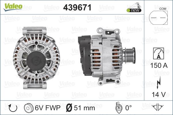 Valeo 439671 - Alternatore www.autoricambit.com