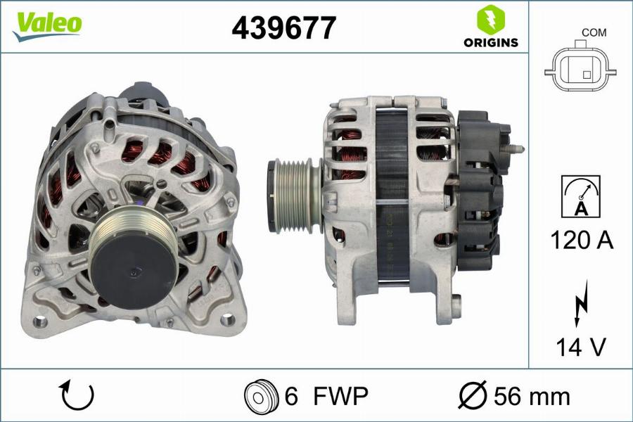 Valeo 439677 - Alternatore www.autoricambit.com