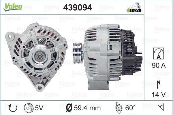 Valeo 439094 - Alternatore www.autoricambit.com