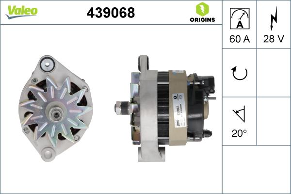 Valeo 439068 - Alternatore www.autoricambit.com