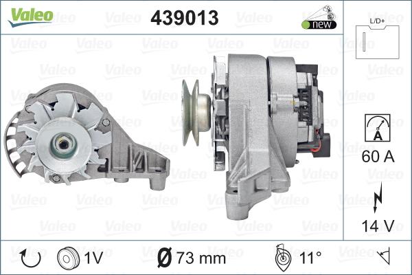 Valeo 439013 - Alternatore www.autoricambit.com