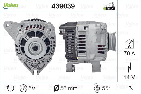 Valeo 439039 - Alternatore www.autoricambit.com