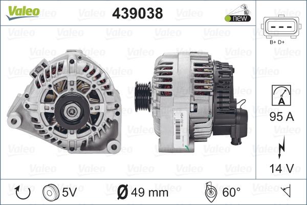 Valeo 439038 - Alternatore www.autoricambit.com