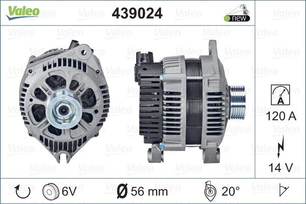 Valeo 439024 - Alternatore www.autoricambit.com