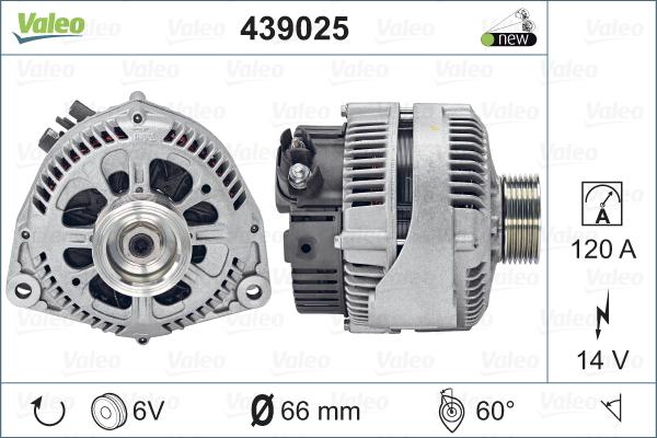 Valeo 439025 - Alternatore www.autoricambit.com