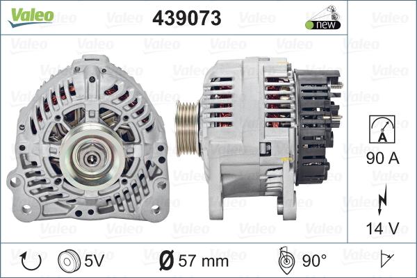 Valeo 439073 - Alternatore www.autoricambit.com