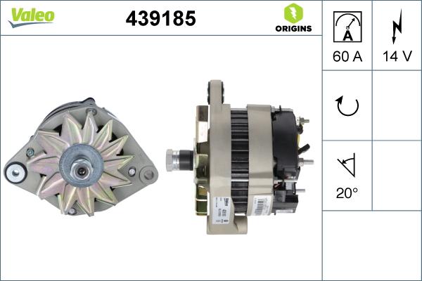 Valeo 439185 - Alternatore www.autoricambit.com