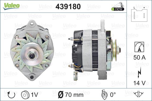 Valeo 439180 - Alternatore www.autoricambit.com