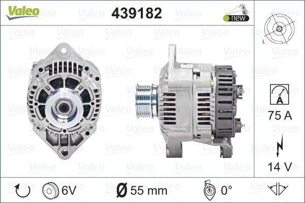 Valeo 439182 - Alternatore www.autoricambit.com