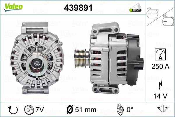 Valeo 439891 - Alternatore www.autoricambit.com