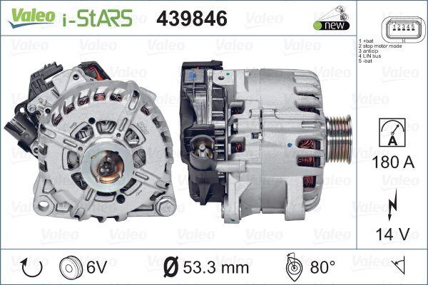 Valeo 439846 - Alternatore motorino d'avviamento www.autoricambit.com