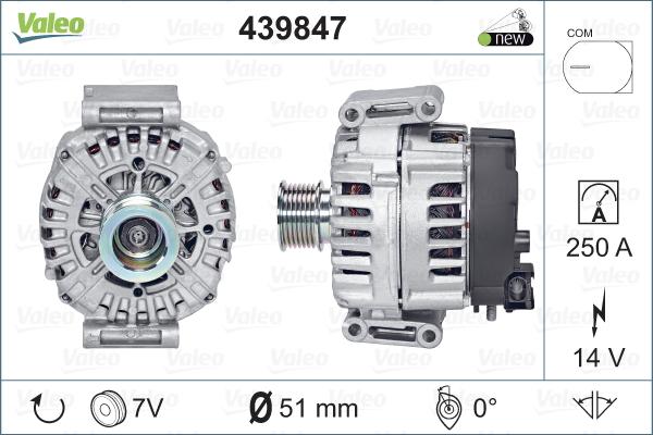 Valeo 439847 - Alternatore www.autoricambit.com