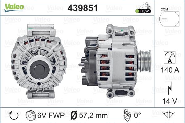 Valeo 439851 - Alternatore www.autoricambit.com