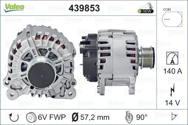 Valeo 439853 - Alternatore www.autoricambit.com