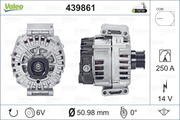 Valeo 439861 - Alternatore www.autoricambit.com