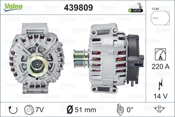 Valeo 439809 - Alternatore www.autoricambit.com