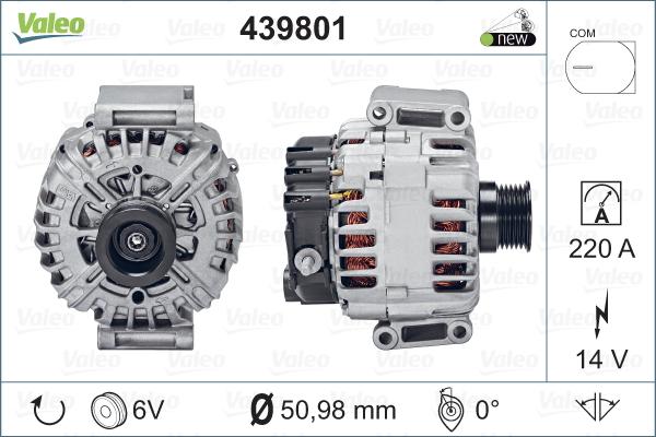 Valeo 439801 - Alternatore www.autoricambit.com