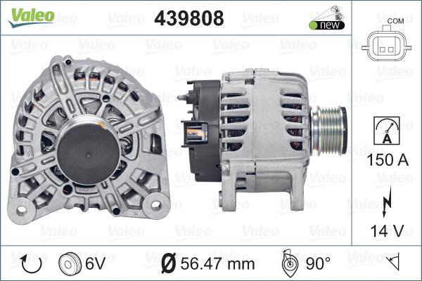 Valeo 439808 - Alternatore www.autoricambit.com