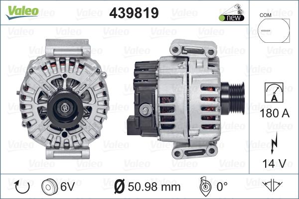 Valeo 439819 - Alternatore www.autoricambit.com