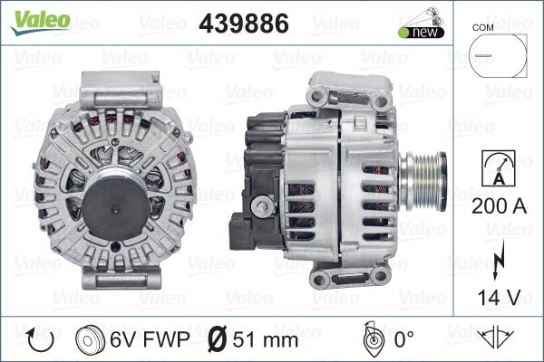 Valeo 439886 - Alternatore www.autoricambit.com