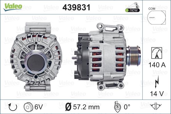 Valeo 439831 - Alternatore www.autoricambit.com