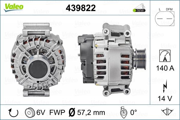 Valeo 439822 - Alternatore www.autoricambit.com