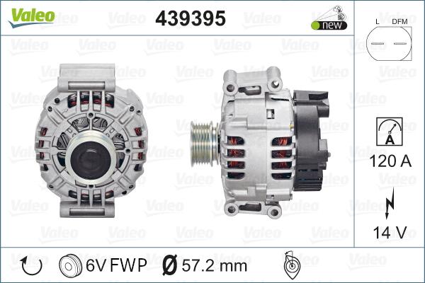 Valeo 439395 - Alternatore www.autoricambit.com