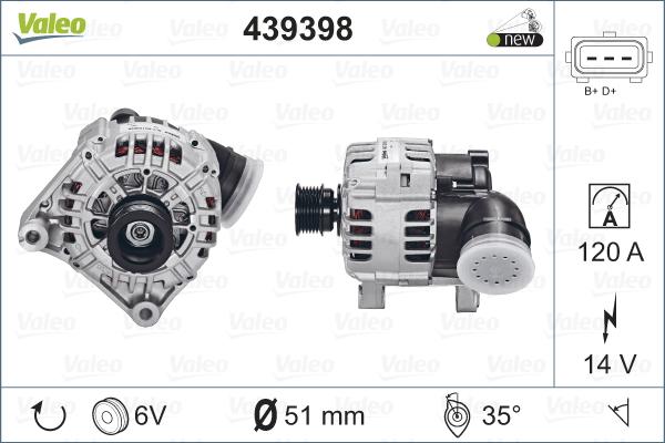 Valeo 439398 - Alternatore www.autoricambit.com