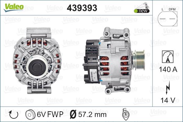 Valeo 439393 - Alternatore www.autoricambit.com