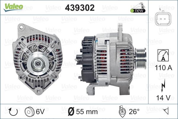 Valeo 439302 - Alternatore www.autoricambit.com