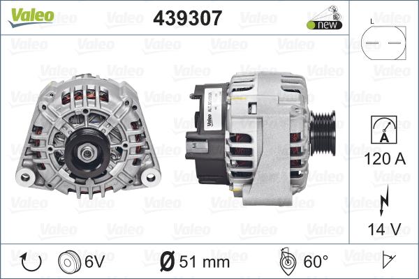 Valeo 439307 - Alternatore www.autoricambit.com