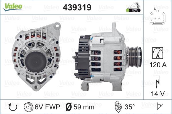 Valeo 439319 - Alternatore www.autoricambit.com