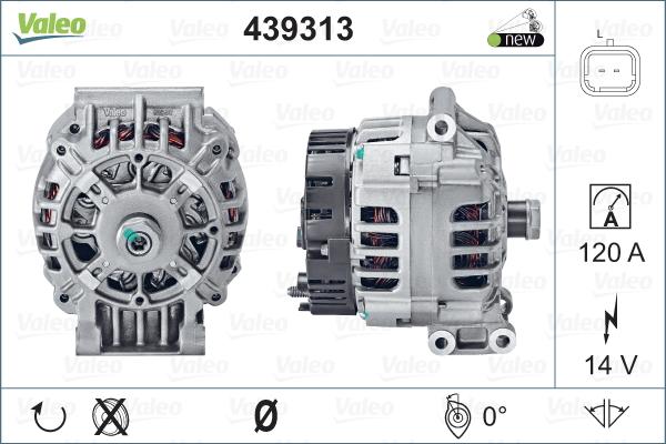 Valeo 439313 - Alternatore www.autoricambit.com