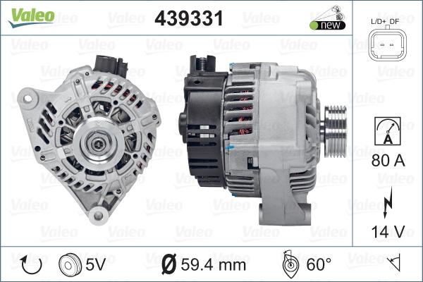 Valeo 439331 - Alternatore www.autoricambit.com