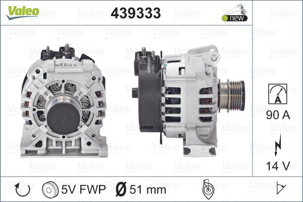 Valeo 439333 - Alternatore www.autoricambit.com