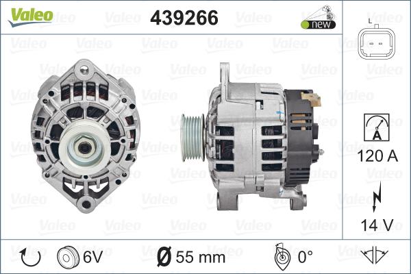 Valeo 439266 - Alternatore www.autoricambit.com