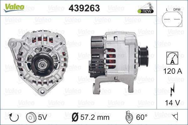 Valeo 439263 - Alternatore www.autoricambit.com