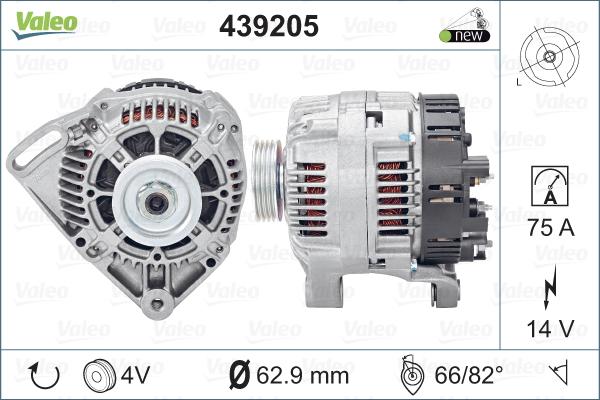 Valeo 439205 - Alternatore www.autoricambit.com